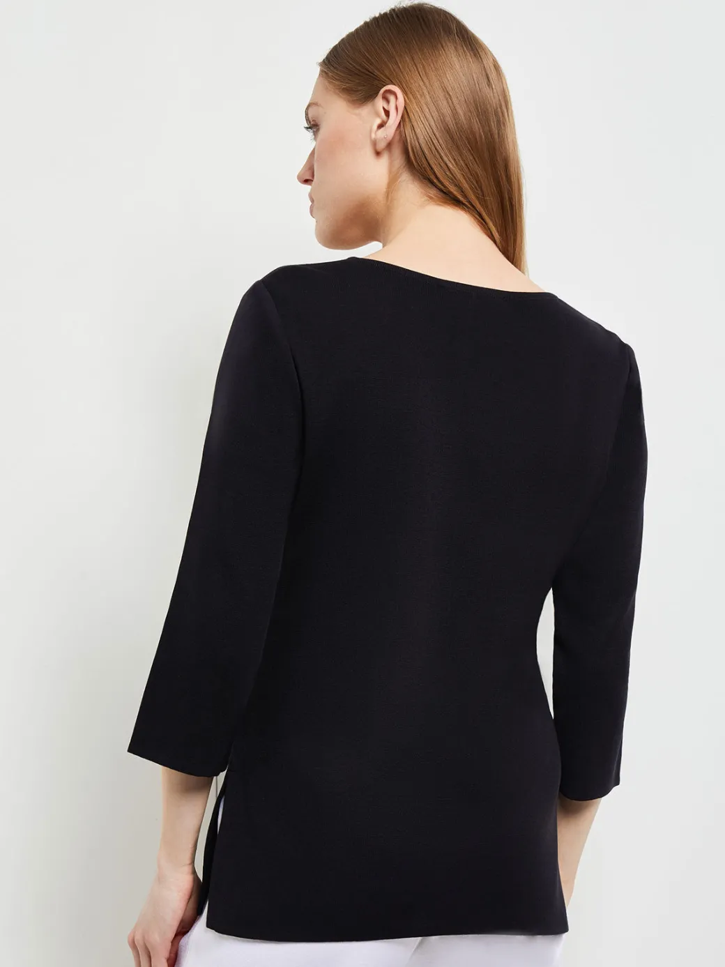 3/4 Sleeve Knit Tunic - Long Sleeve Tunic ||Misook New