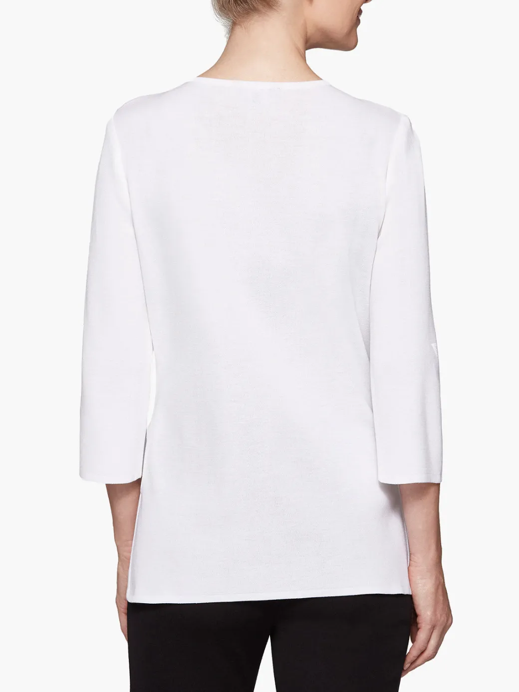 3/4 Sleeve Knit Tunic - Knit Top ||Misook Outlet