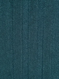 A-Line Textural Stripe Cashmere Midi Skirt|Misook Hot