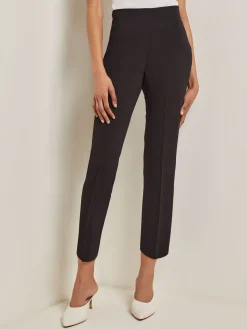 Ankle-length Flat Knit Pant|Misook Online