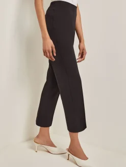 Ankle-length Flat Knit Pant|Misook Online