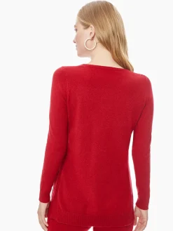 Bateau Neck Top - Cashmere Sweater ||Misook Fashion