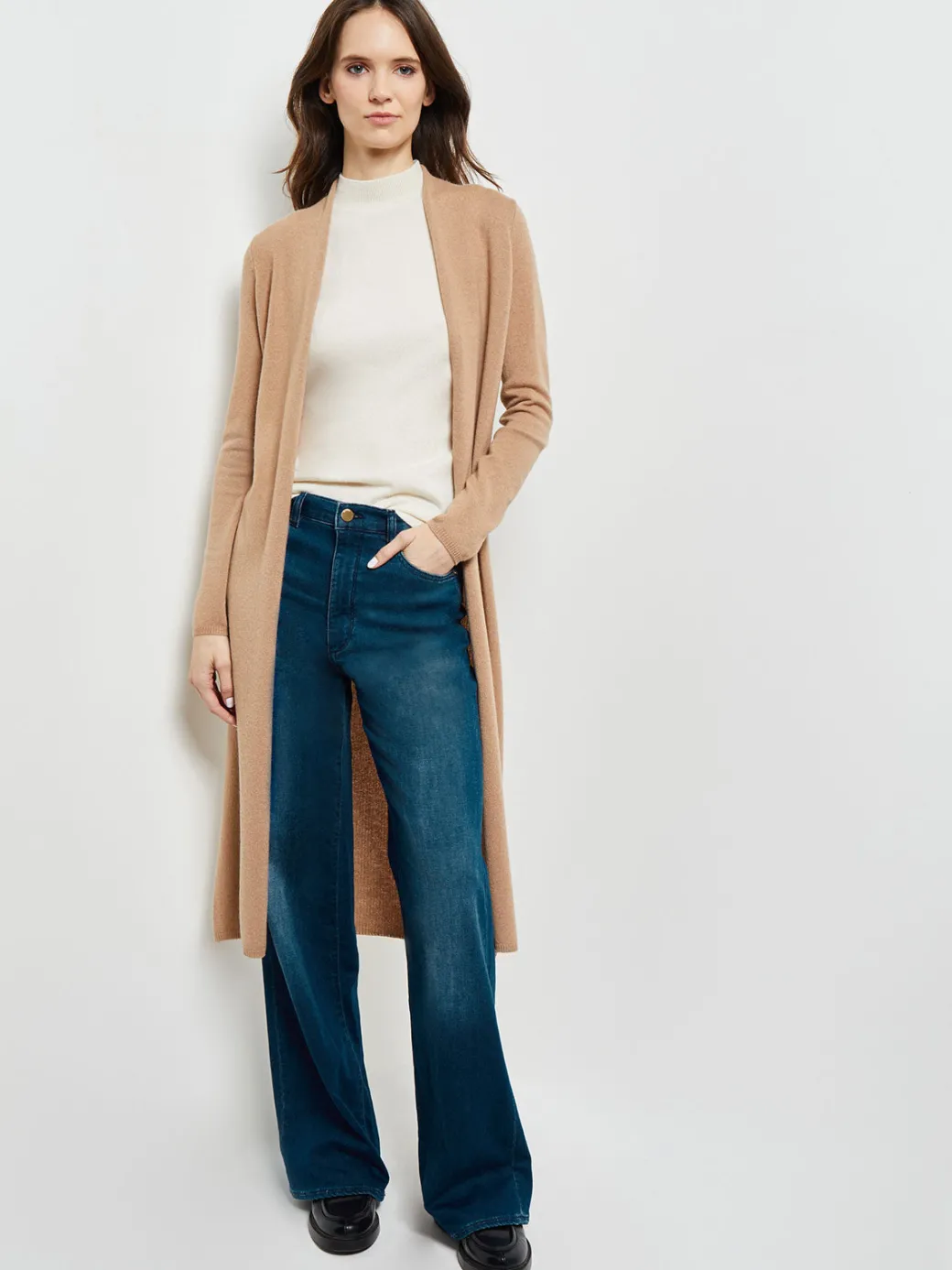 Cashmere Maxi Duster Cardigan|Misook Sale