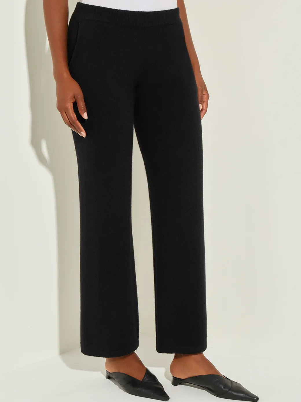 Cashmere Pants - Wide Leg Pants ||Misook Fashion
