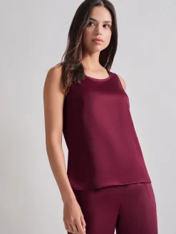Classic Crepe de Chine Tank Top|Misook Outlet