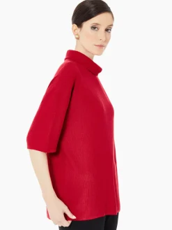 Cowl Neck Textured Knit Tunic|Misook Hot