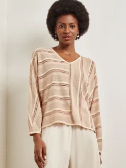 Dolman Sleeve Tunic - Multi-Stitch Soft Knit|Misook Discount