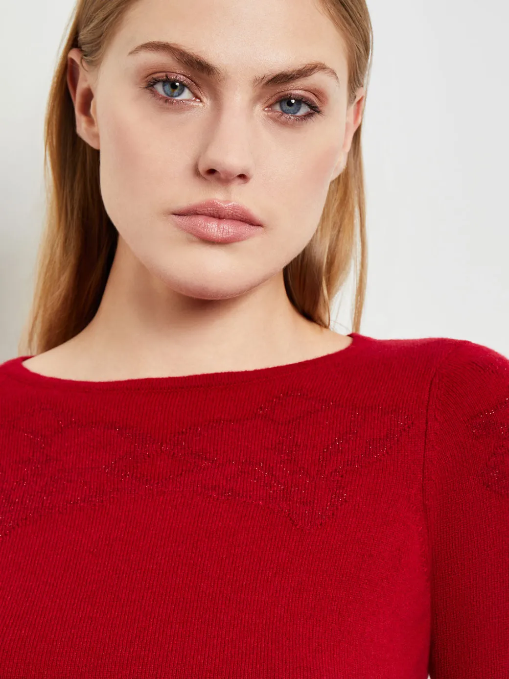 Floral Shimmer Cashmere Tunic|Misook Discount