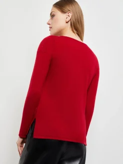 Floral Shimmer Cashmere Tunic|Misook Discount