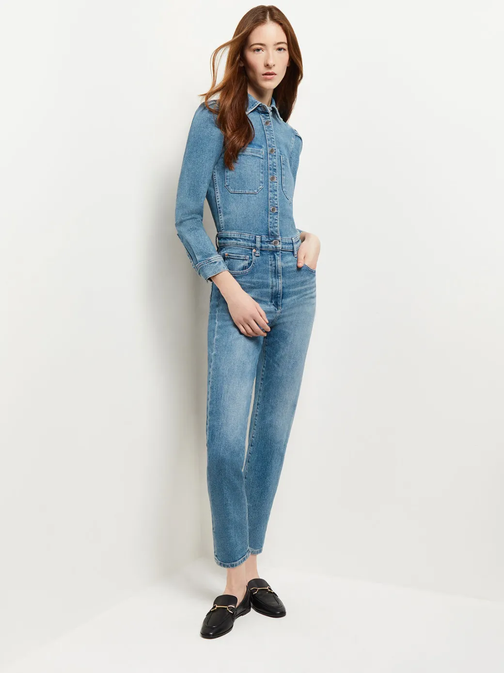 Freja Denim Jumpsuit|Misook Best
