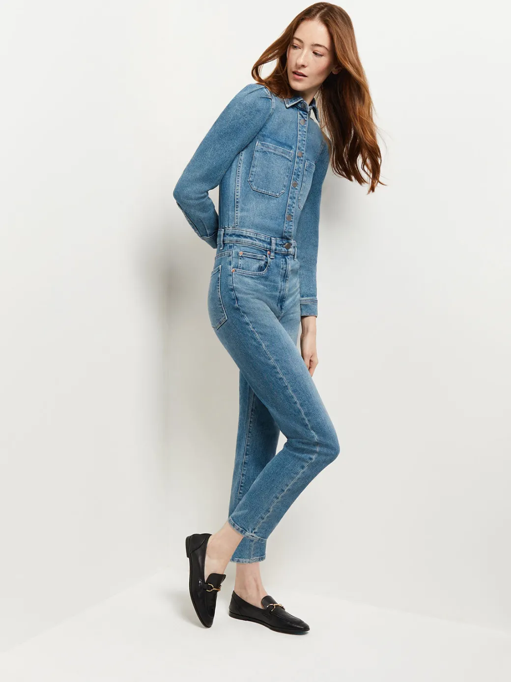 Freja Denim Jumpsuit|Misook Best