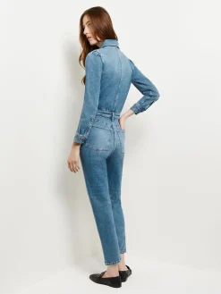 Freja Denim Jumpsuit|Misook Best
