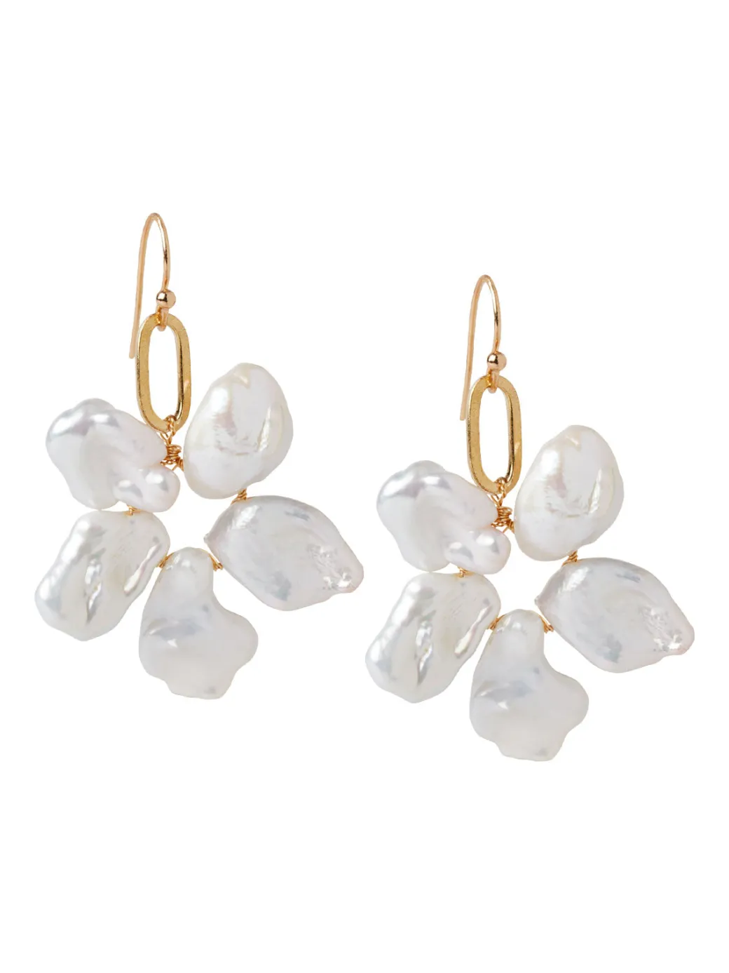 Freshwater Wreath Dangle Earrings|Misook Clearance