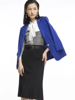 Gored Knit Skirt|Misook Clearance