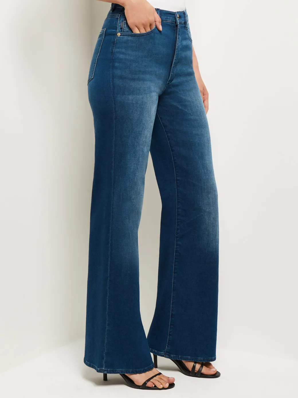 Hepburn High-Rise Wide Leg Vintage Jean|Misook New