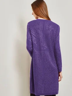 Heritage Fit Jewel Neck Jacquard Knit Jacket|Misook Discount