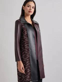 Heritage Fit Mixed Media Multi-Panel Topper|Misook Fashion