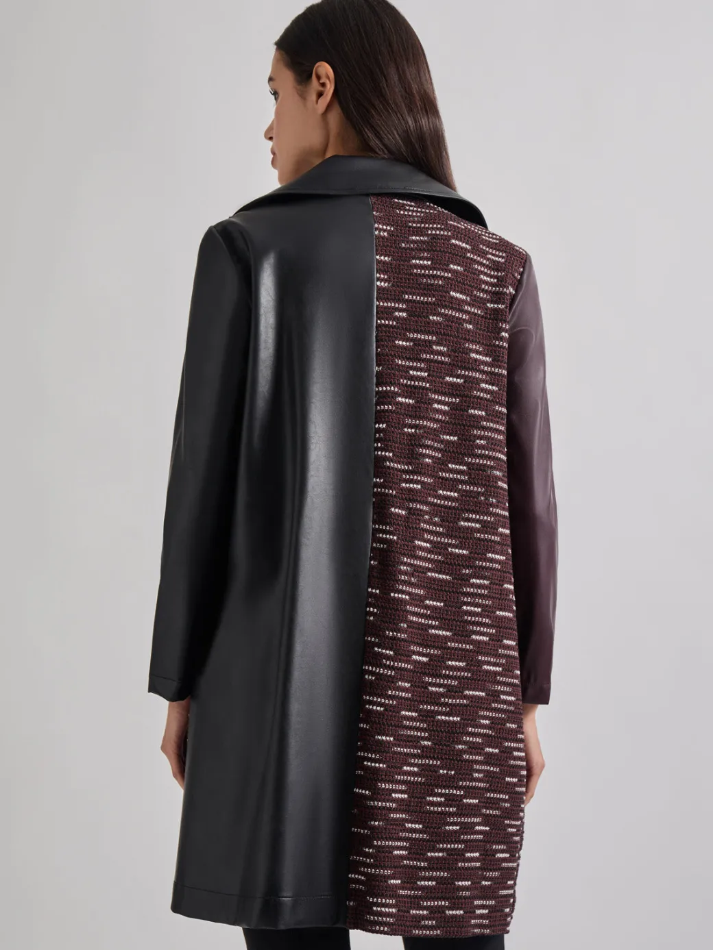 Heritage Fit Mixed Media Multi-Panel Topper|Misook Fashion