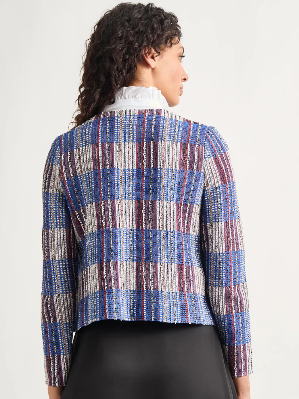 Jewel Neck Tweed Jacket|Misook Discount