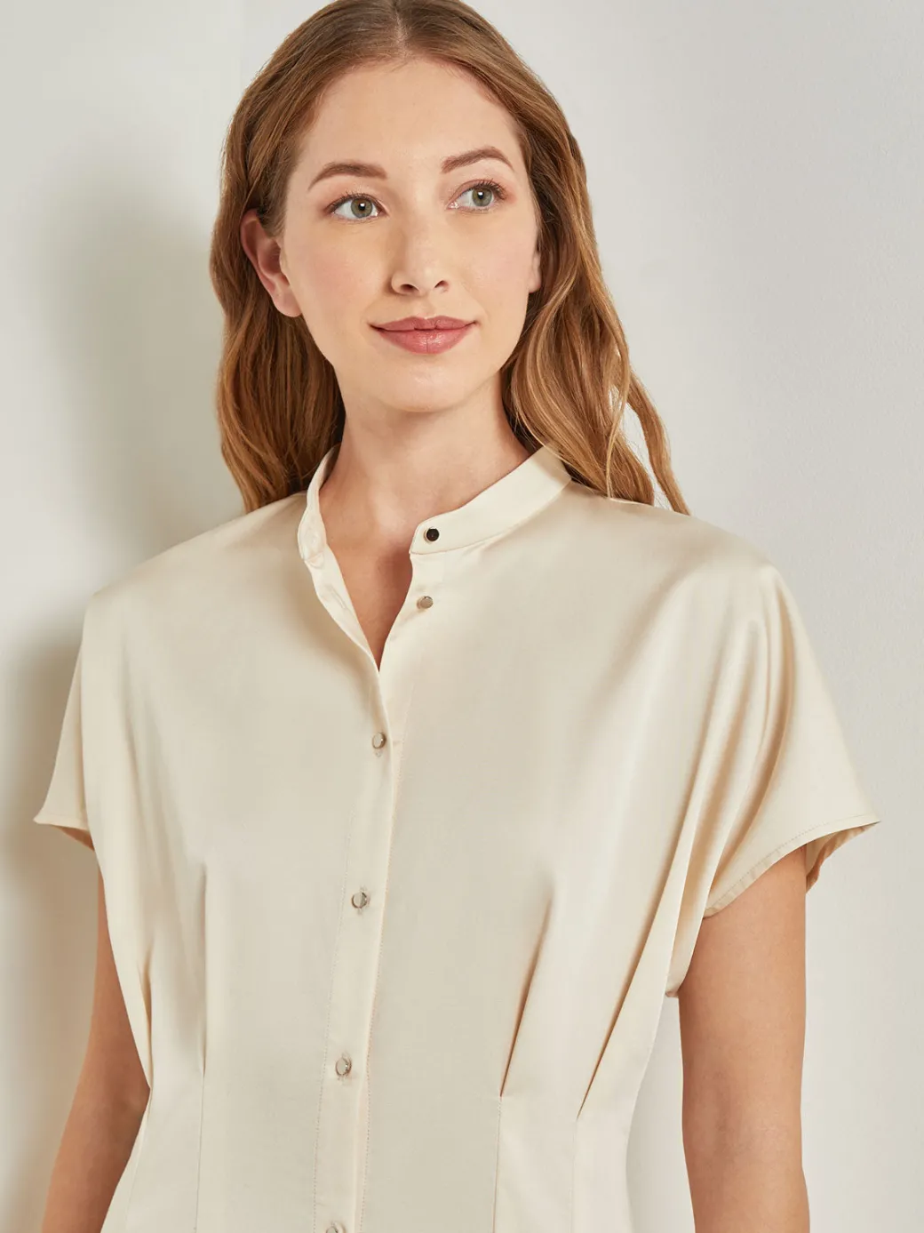 Midi Fit & Flare Dress - Dolman Sleeve Woven|Misook New