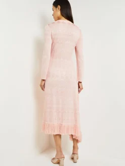 Midi Wrap Dress - Soft Jacquard Knit|Misook Discount