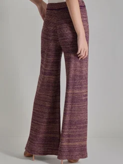 Pull-On Wide Leg Pants - Tweed Knit|Misook Best