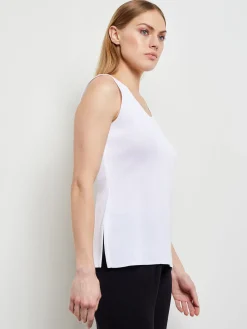 Scoop Neck Tank Top - Sleeveless Top ||Misook Online