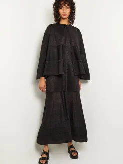 Shimmer Knit Cape|Misook Online