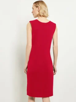 Sleeveless Sheath Knit Dress|Misook Discount