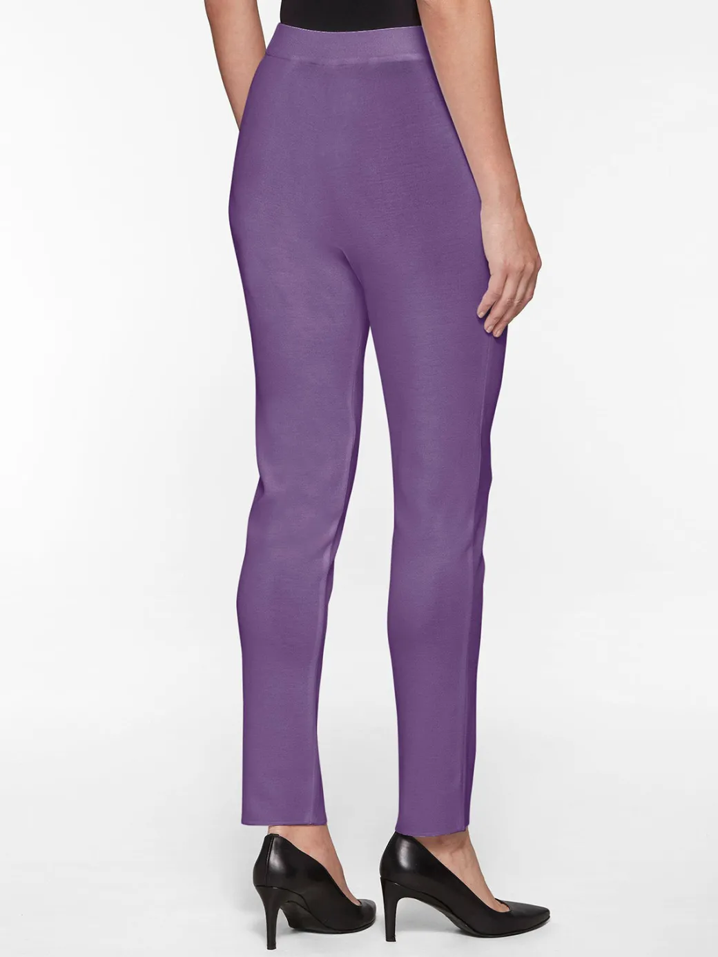 Slim Leg Knit Pant|Misook Fashion