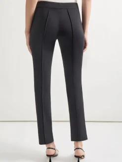 Slim-Fit Ankle-length Ponte Pant|Misook Best