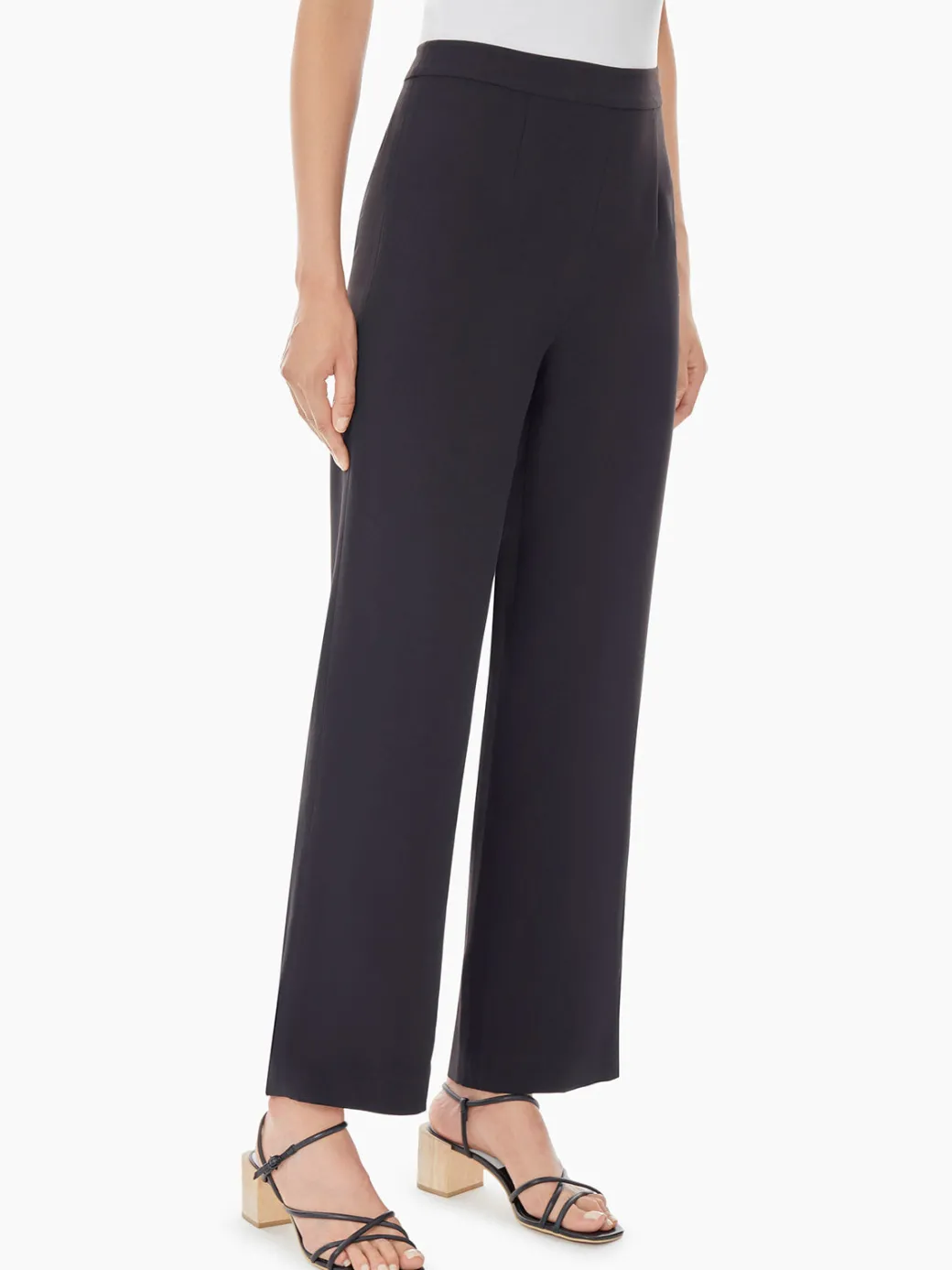 Soft Crepe Wide Leg Pant|Misook Online