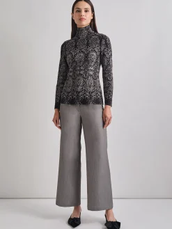 Stretch Woven Wide Leg Pant|Misook New