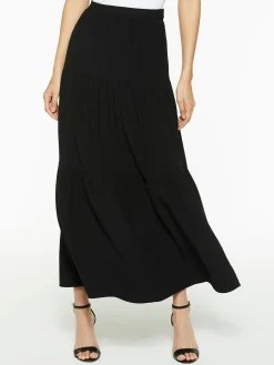 Tiered Light Flounce Maxi Skirt|Misook Sale