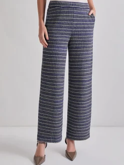 Tweed Knit Straight Leg Pant|Misook Sale