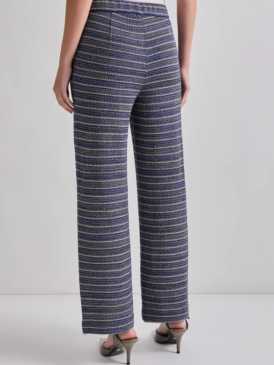 Tweed Knit Straight Leg Pant|Misook Sale