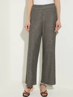 Tweed Wide Leg Knit Pants|Misook Hot