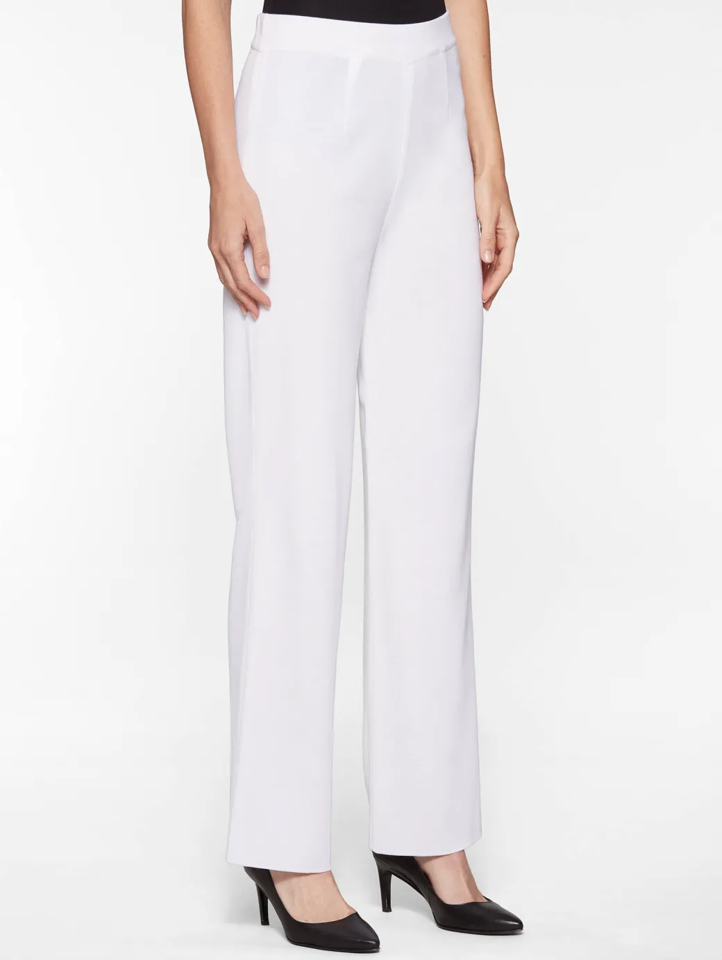 Wide Leg Knit Pant|Misook Hot